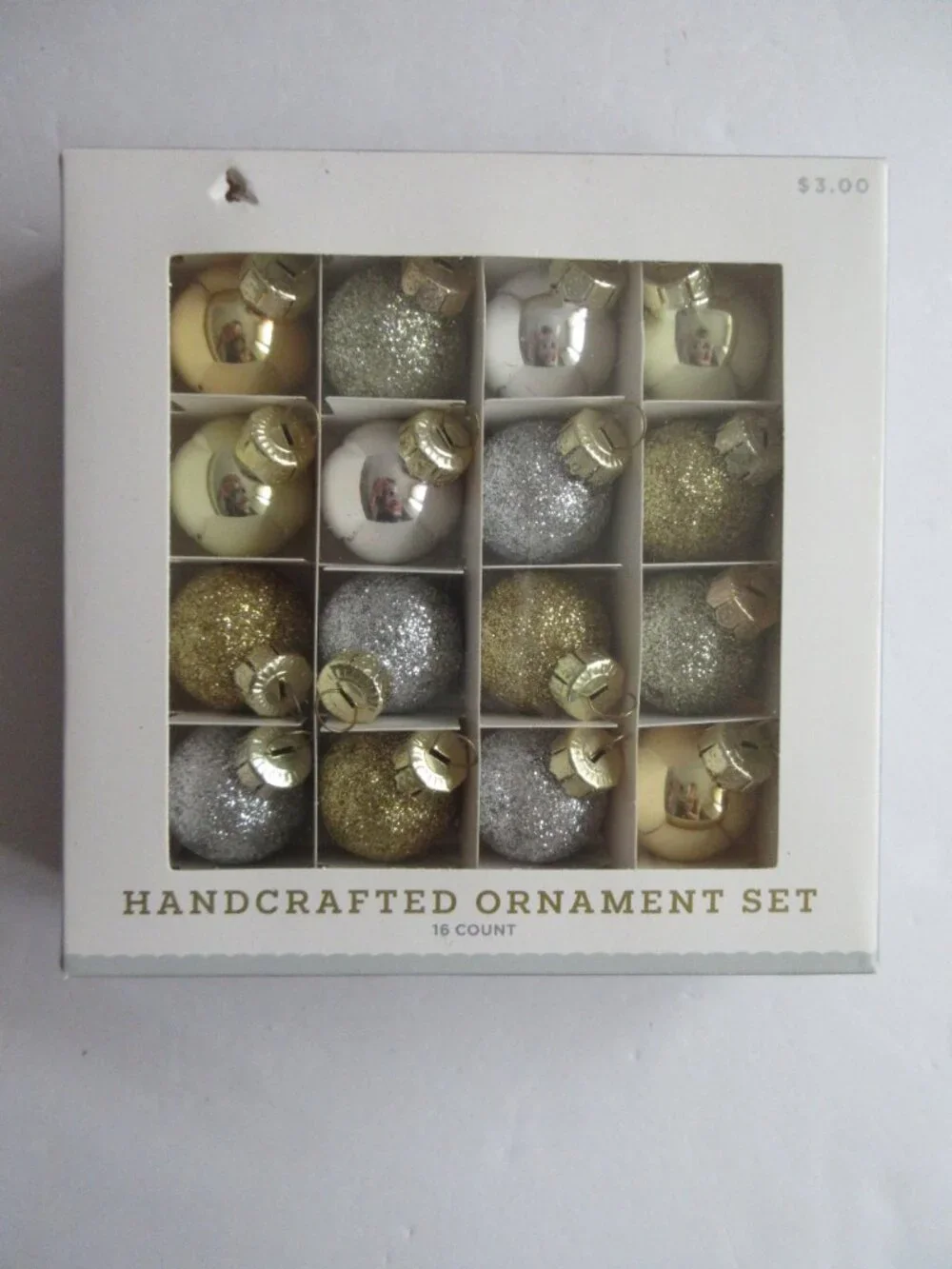 Target Wondershop Handcrafted Mini Glass Christmas Ornament 2 Boxes/32 total